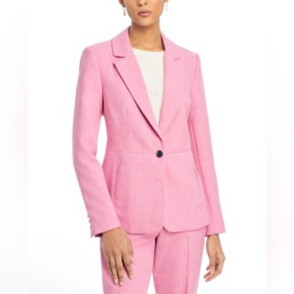 Tahari Jackets & Blazers - Tahari One Button Pink Blazer